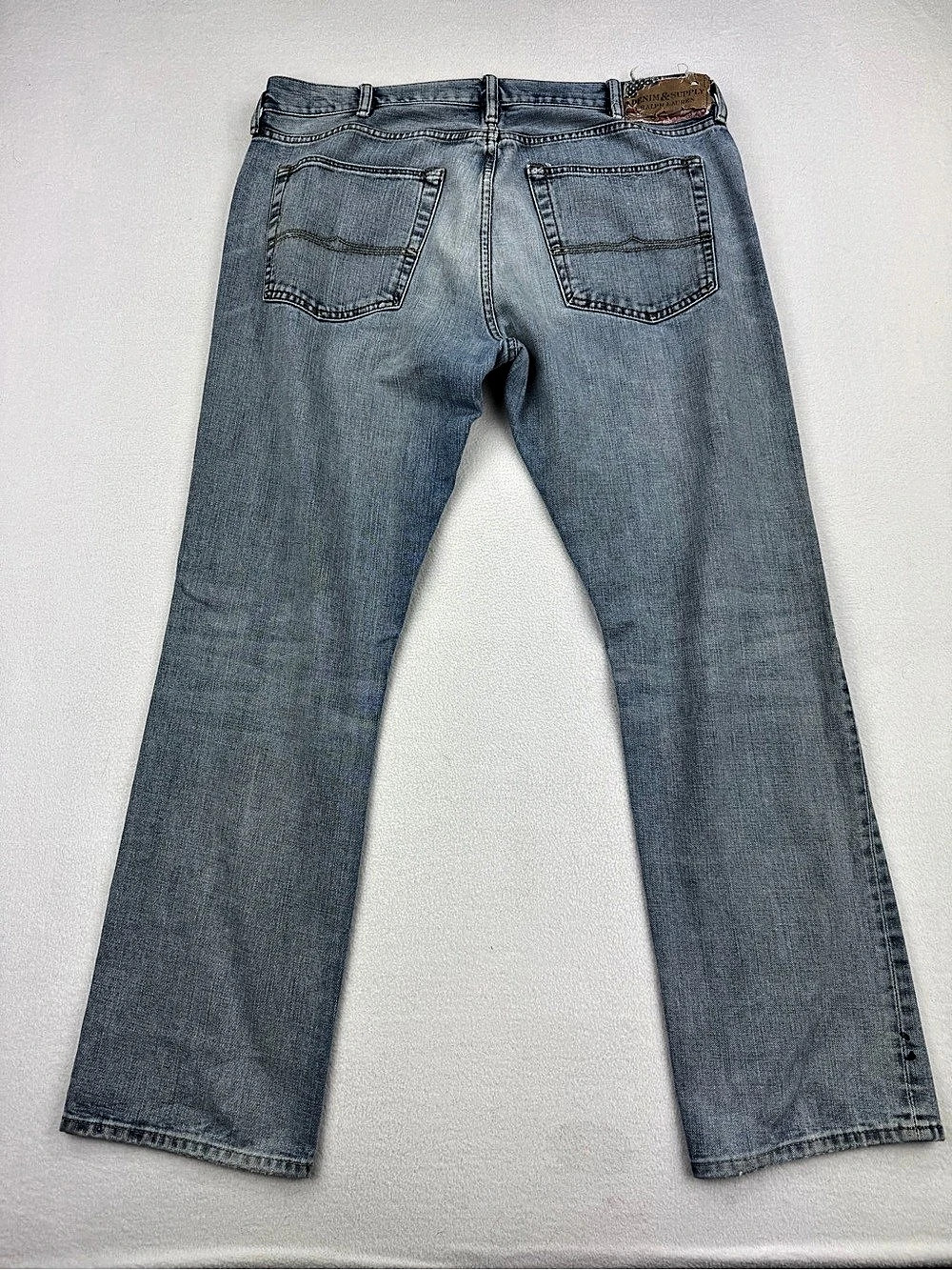 Denim & Supply Ralph Lauren Vintage Light Wash Blue Jeans Straight Leg Sz 38x32